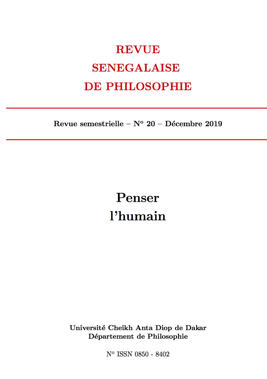 					Afficher No 20 (2019): Penser l'humain
				